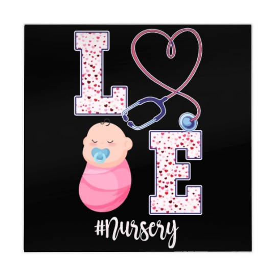 Cute Newborn Nursery Nurse Design Mahjong Mats