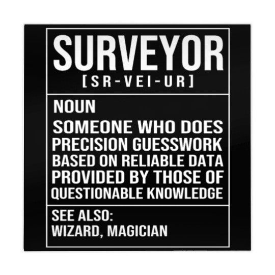 Engineer Land Surveying Definition Funny Surveyor Mahjong Mats