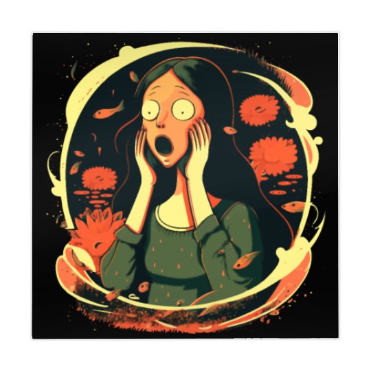 Surreal Scream Lisa Mahjong Mats