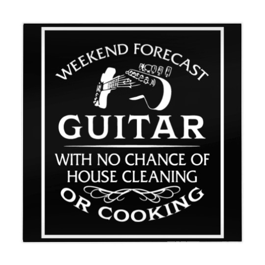 Weekend forecast guitar with no chance of house Mahjong Mats