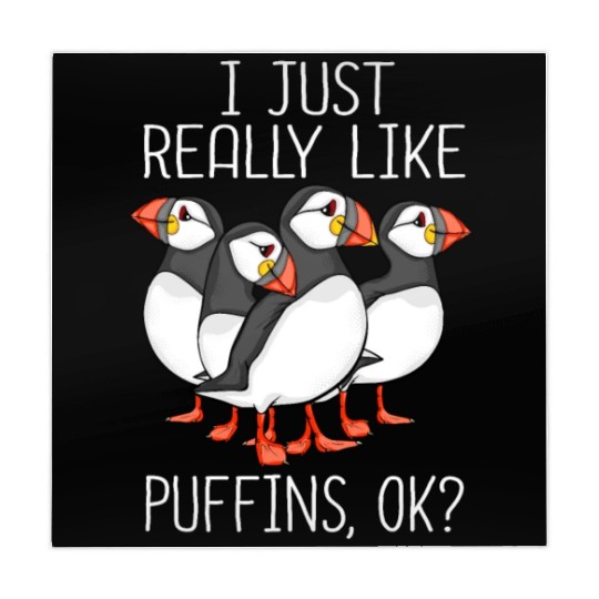 Atlantic Puffin Bird Lover Gift Women Cute Puffin Mahjong Mats