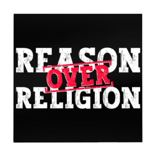 Reason Over Religion - Atheist Atheism Mahjong Mats
