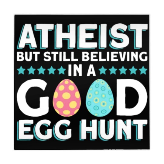 Atheist But Still Believing In A Good Egg Hunt - Mahjong Mats