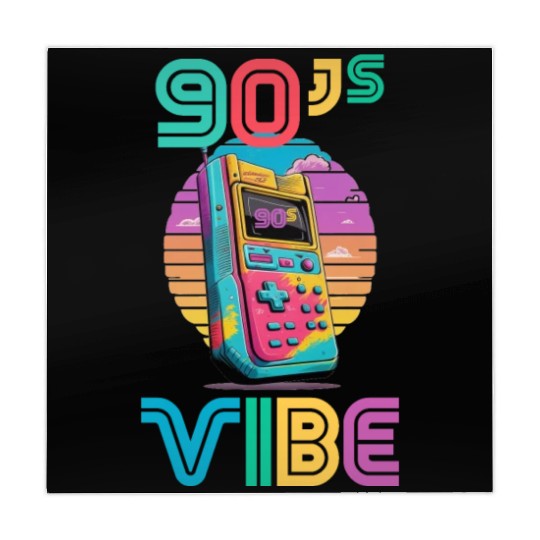 90s Vibe - I Love The 90s - Retro 90s Neon Mahjong Mats