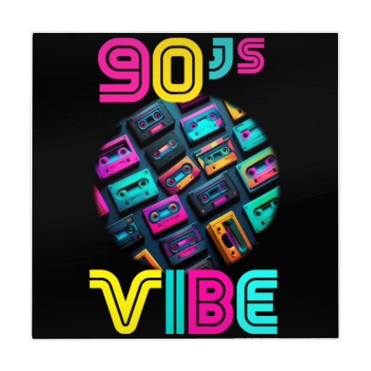 90s Vibe - I Love The 90s - Retro 90s Neon Mahjong Mats