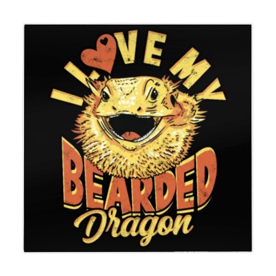 I Love My Bearded Dragon - Reptile Mahjong Mats