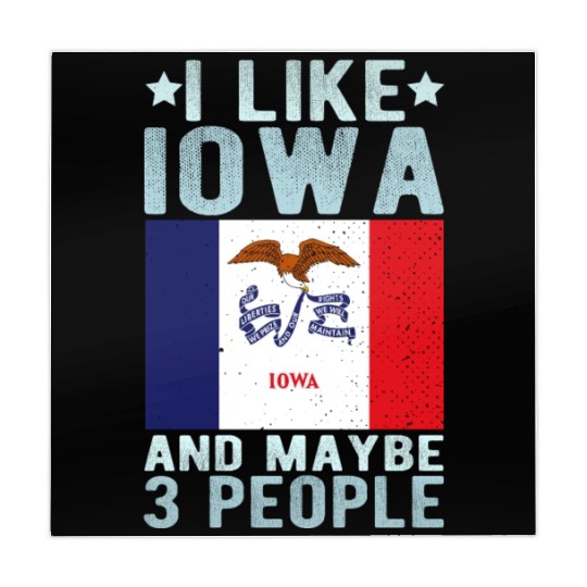 Iowa Flag US State Mahjong Mats