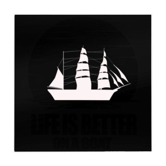 Life is Better And Adventure On a Boat Light Mahjong Mats