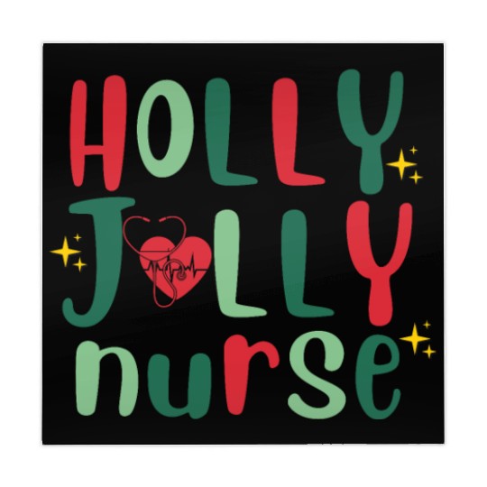 HOLLY JOLLY NURSE6 Mahjong Mats