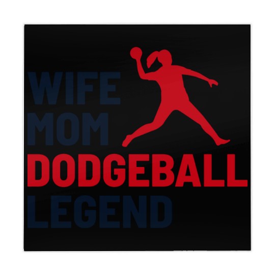 Dodgeball Player Mom Wife Legend Mummy Mother Mahjong Mats