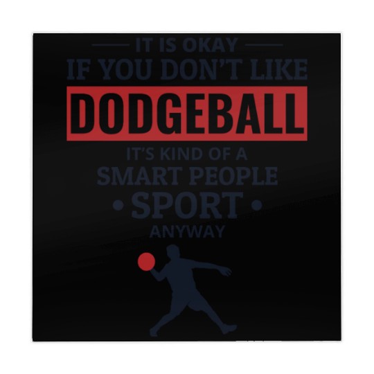 Dodgeball Player Coach Team Sports Funny Mahjong Mats