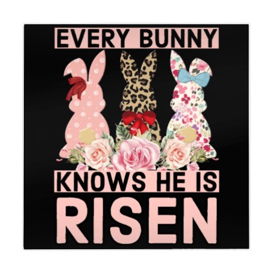 Funny Easter Jesus, Every Bunny Knows He Is Risen Mahjong Mats