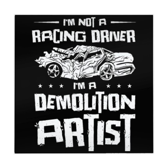 Demolition Derby Car Demo Driver Mahjong Mats