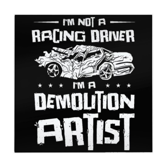 Demolition Derby Car Demo Driver Mahjong Mats