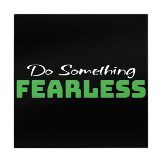 Do Something Fearless Green Mahjong Mats