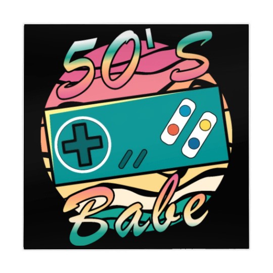 Gamer Girl Babe Retro 50s 1950 Mahjong Mats