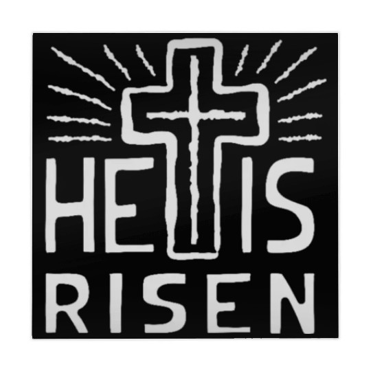 Christian Cross Easter He is Risen Mahjong Mats