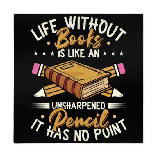 Book Lover Life Without Books Literature Mahjong Mats