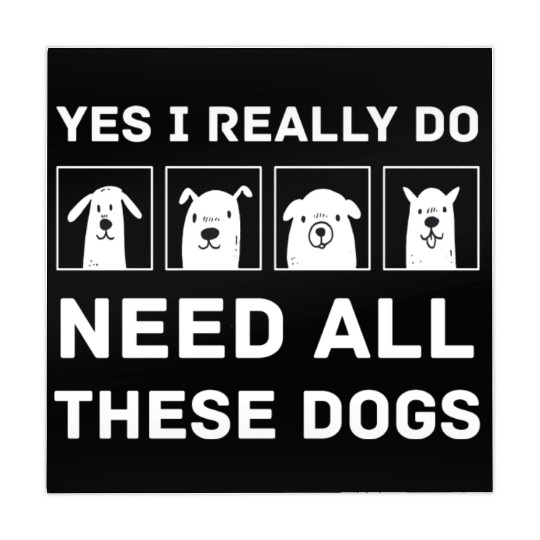 Need All These Dogs Gift For Dog Lover Dog Rescue Mahjong Mats