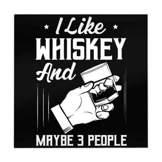 I Like Whiskey And Maybe 3 People Bourbon Drinking Mahjong Mats