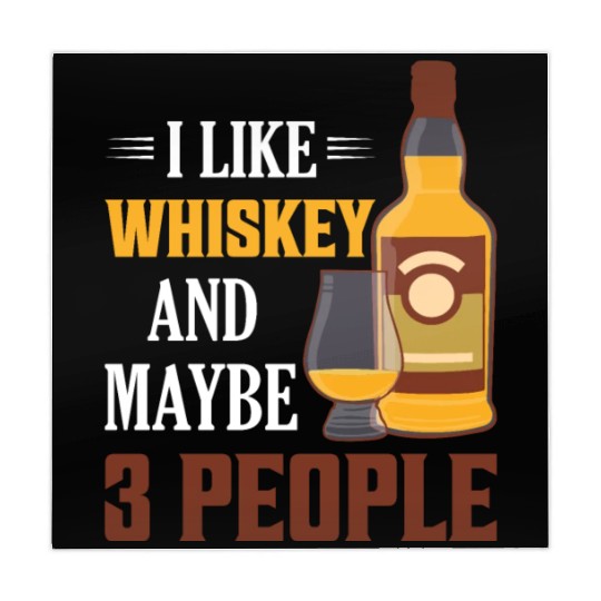 I Like Whiskey And Maybe 3 People Drinking Bourbon Mahjong Mats