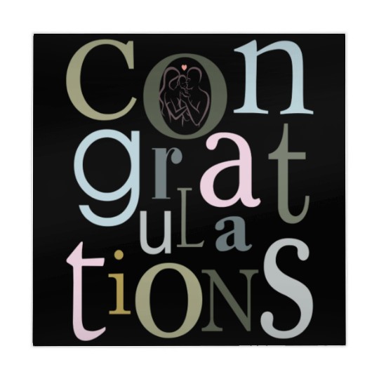 congratulations newborn baby Mahjong Mats