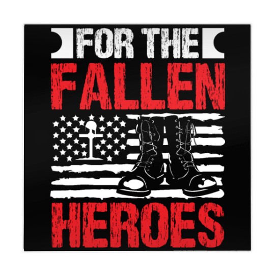 Soldier for fallen heroes military army veteran Mahjong Mats