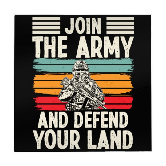 Soldier join army defend your land military Mahjong Mats