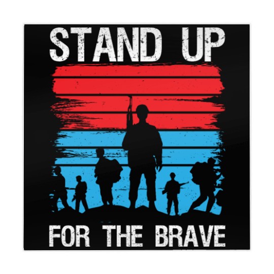 Soldier stand up for brave military army veteran Mahjong Mats