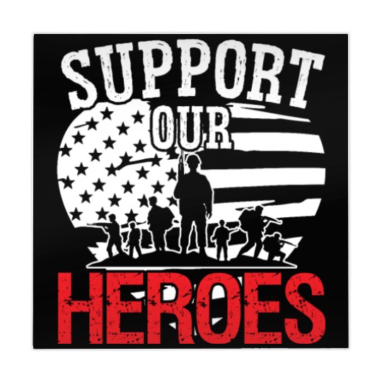 Soldier support our heroes military army veteran Mahjong Mats
