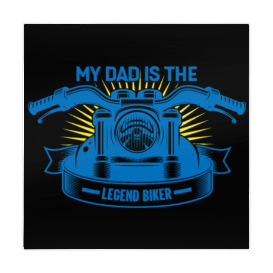 MOTORCYCLE, MY DAD IS THE LEGEND BIKER Mahjong Mats
