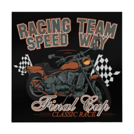 MOTORCYCLE, RACING TEAM SPEED WAY Mahjong Mats