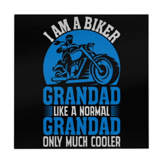 I'M A BIKER GRANDAD LIKE A NORMAL GRANDAD Mahjong Mats