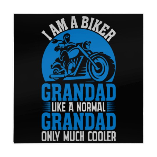I'M A BIKER GRANDAD LIKE A NORMAL GRANDAD Mahjong Mats