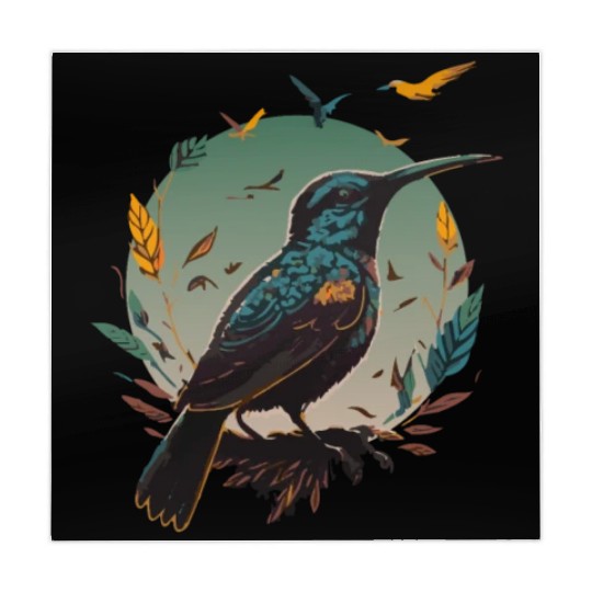 Nature Lovers - Charming Hummingbird Mahjong Mats