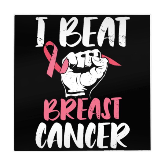 I Beat Breast Cancer Survivor Breast Cancer Mahjong Mats