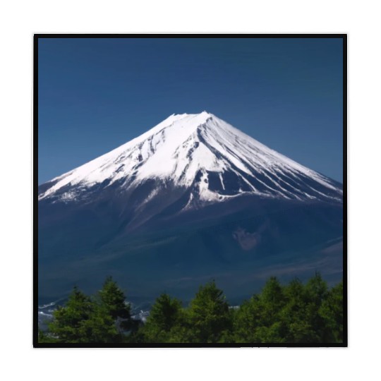 Mount Fuji Japan Panorama Souvenir Travel Trip Mahjong Mats