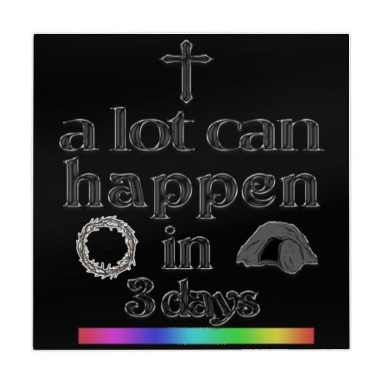 a lot can happen in 3 days Mahjong Mats