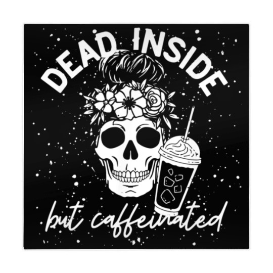 Dead Inside But Caffeinated coffee Lover Mahjong Mats