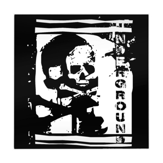 UNDERGROUND skull PUNK design Mahjong Mats