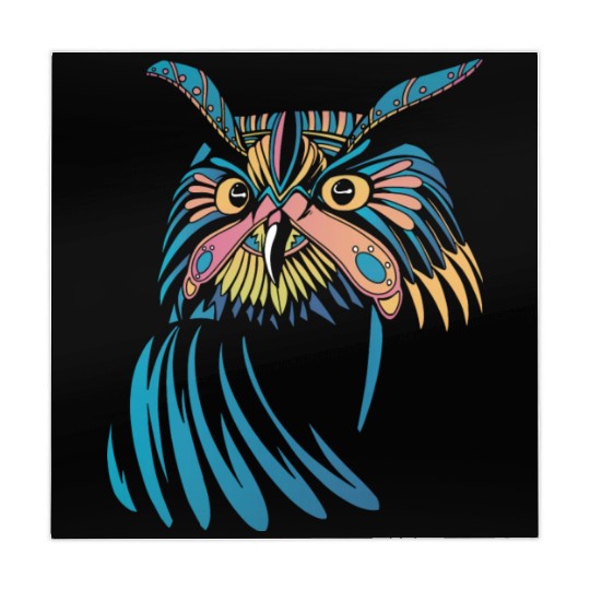 Colorful Owl Bird Nature Mahjong Mats