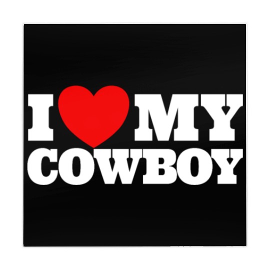 I Love My Cowboy Red Heart Cowboys Love My Cowboy Mahjong Mats