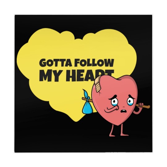 Gotta Follow My Heart Anti Valentine Heart Mahjong Mats