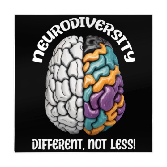 "Different, Not Less" Neurodiversity Mahjong Mats