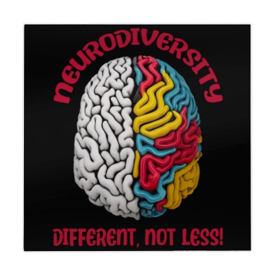"Different, Not Less" Neurodiversity Mahjong Mats
