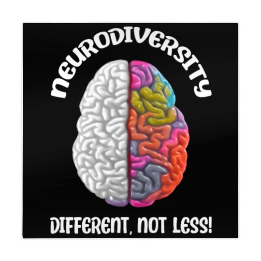 "Different, Not Less" Neurodiversity Mahjong Mats
