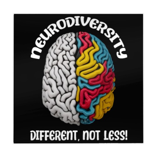 "Different, Not Less" Neurodiversity Mahjong Mats