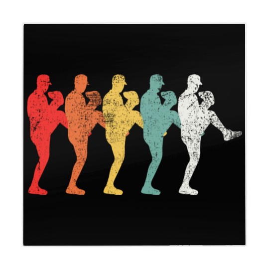 Baseball Pitcher Vintage Mahjong Mats