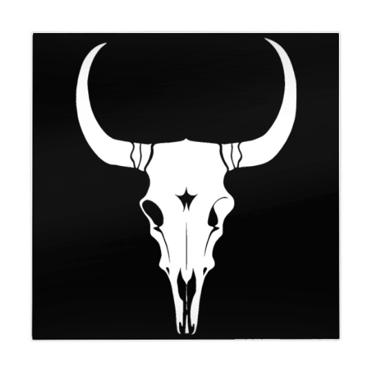 Cattle Skull Cow Skull Rodeo Western Skeleton Mahjong Mats