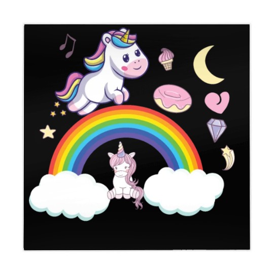unicorn rainbow Mahjong Mats